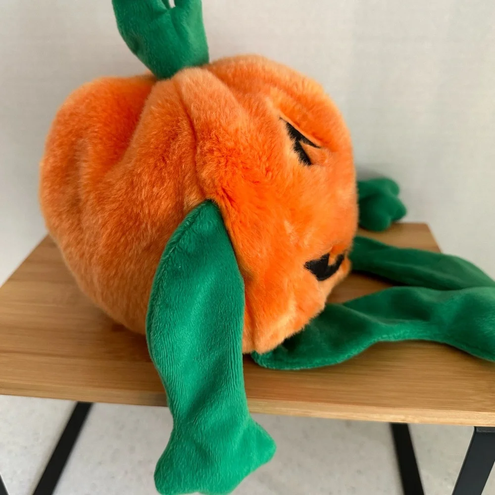 COPY - Vintage Halloween TY Plush Pumpkin jacko’lantern Beanie Buddies Collecti…